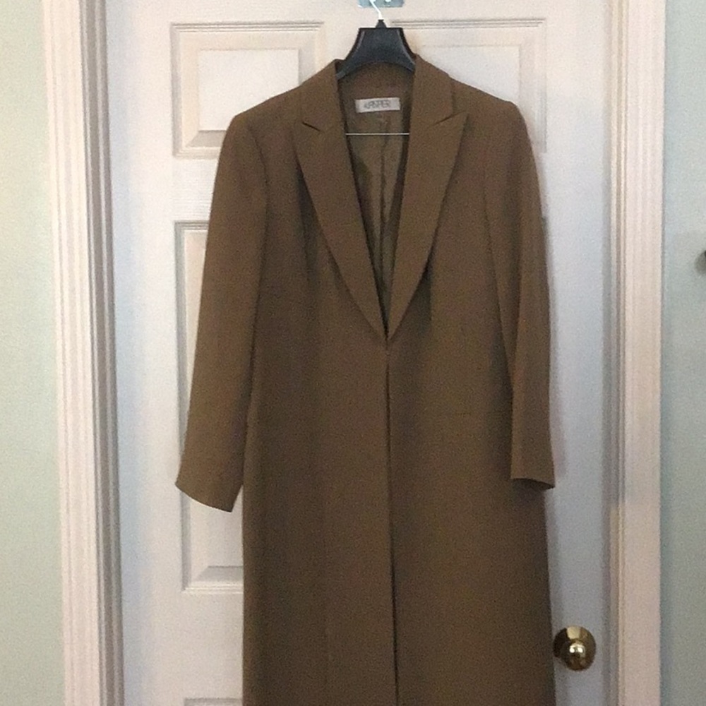 Woman’s long dress coat